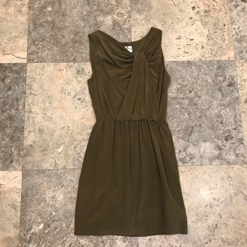 Robert Rodriguez green drape dress